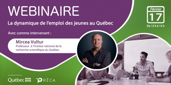 Webinaire : La dynamique de l’emploi des jeunes au Québec