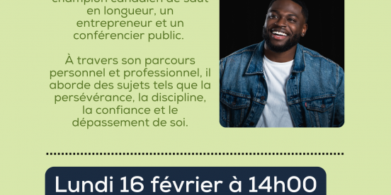 Conférence inspirante - Stevens Dorcelus