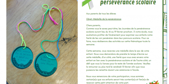 Médailles de la persévérance